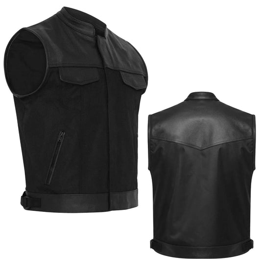 Men's Cordura Fabric Club Denim Vest