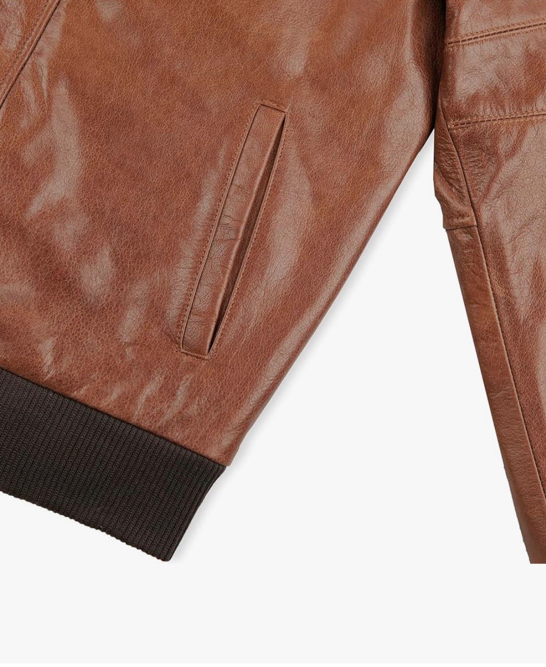 Urban Command Brown Genuine Leather Jacket