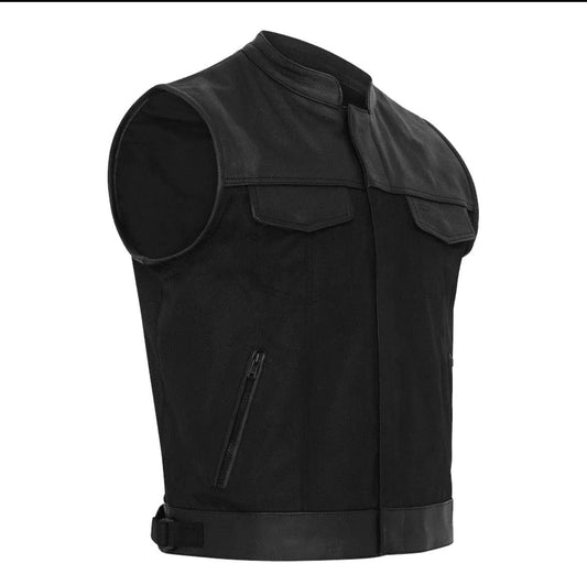 Men's Cordura Fabric Club Denim Vest